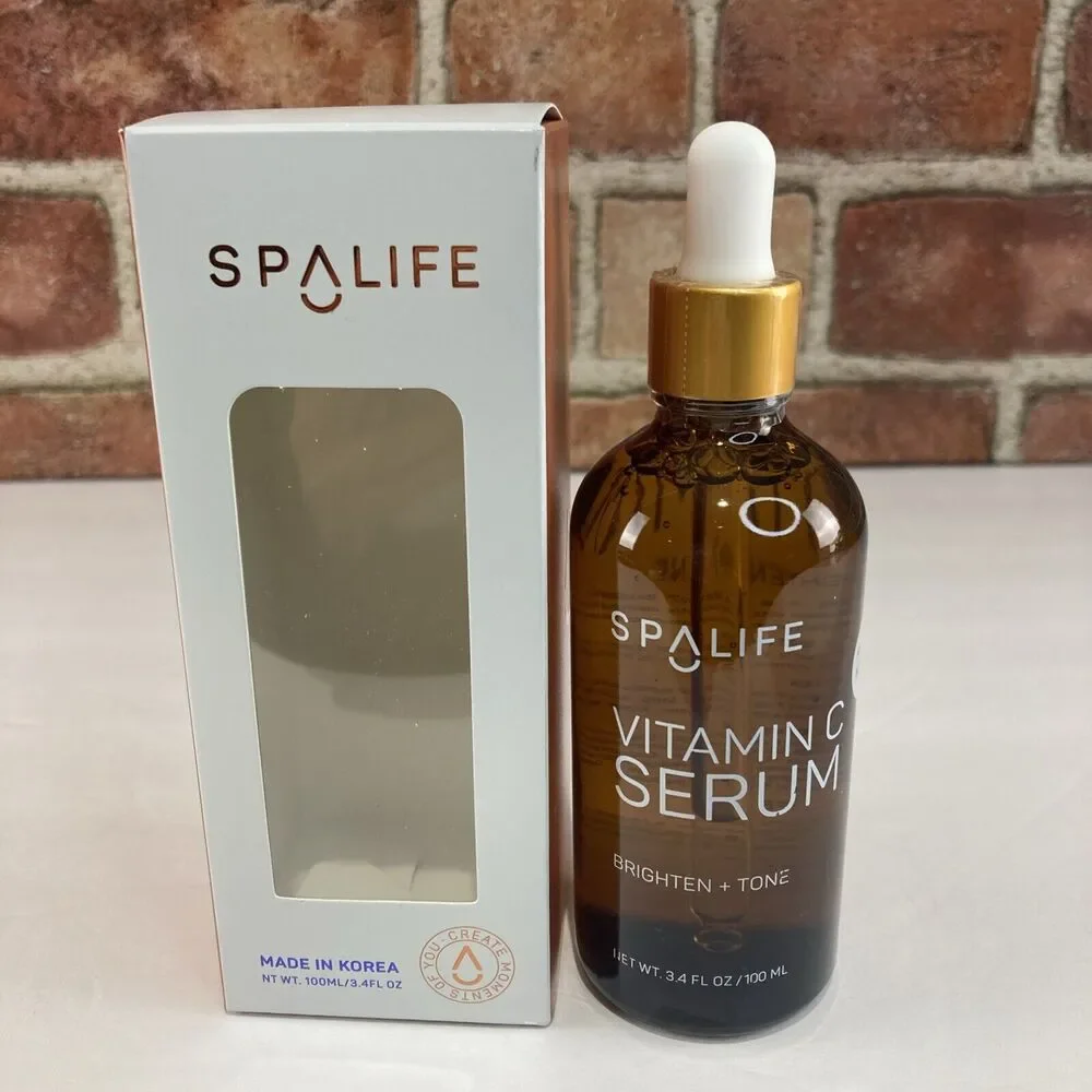 Spa Life Vitamin C Serum Brighten Tone‎ Glowup Luminous 3.4 fl oz Made In Korea
